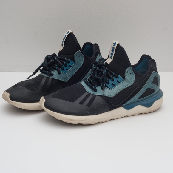 adidas Other - Adidas Tubular Trainers, Black + Blue, Men's